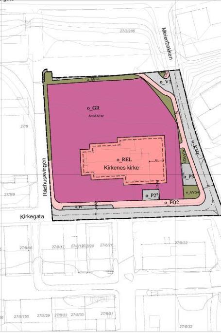 Lenke til artikkel: Til offentlig ettersyn - Forslag til detaljregulering for Kirkenes kirke - planID: 2025002